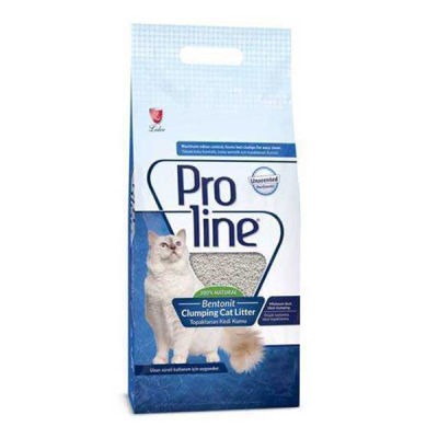 Proline Parfümsüz İnce Topaklaşan Bentonit Kedi Kumu 10 L