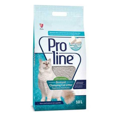  ProLine Topaklaşan Marsilya Sabun Kokulu Kedi Kumu 10 LT